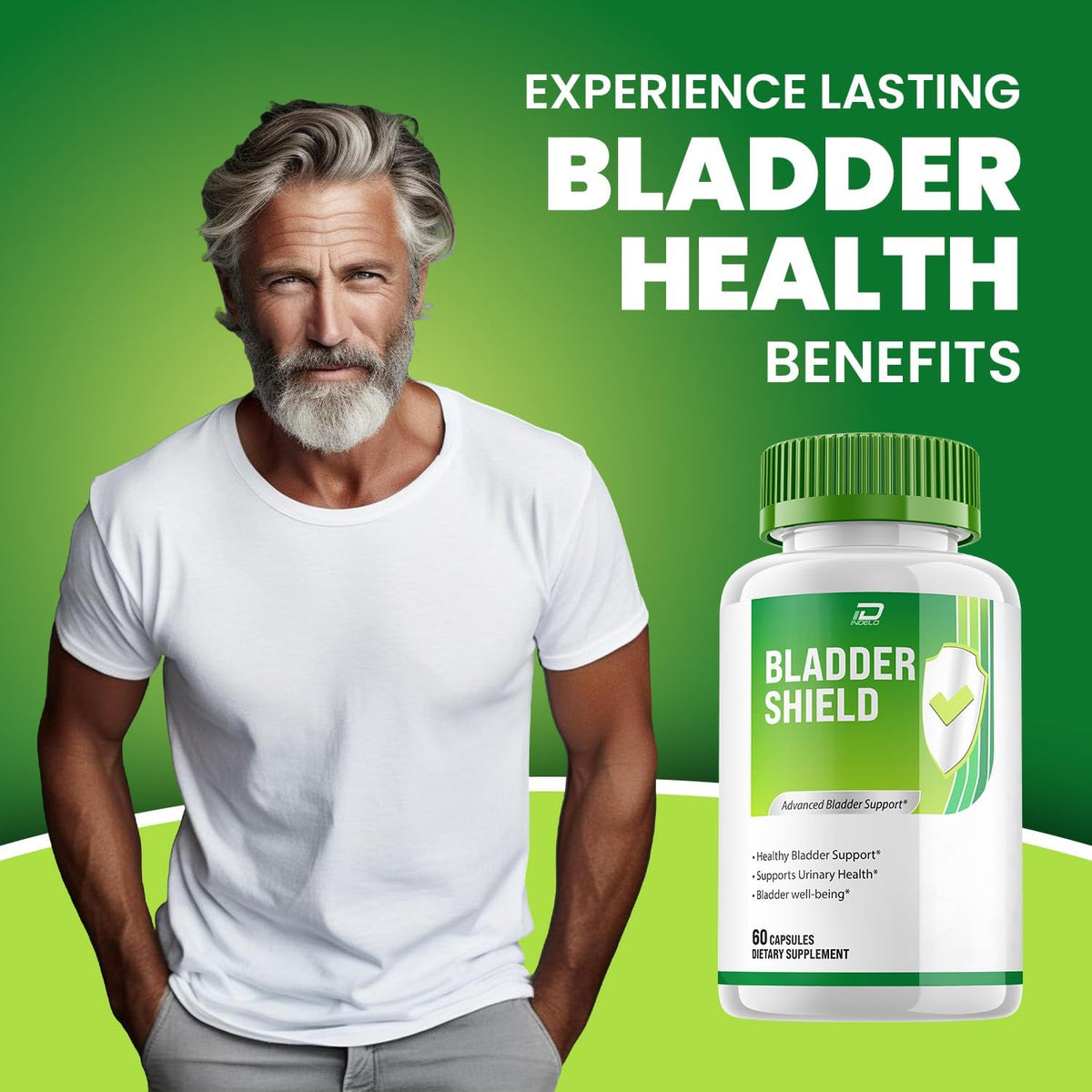Bladder Shield Supplement for Men – BladderShield Pills Advanced Formula (5 Pack, 300 Capsules) - görsel 2