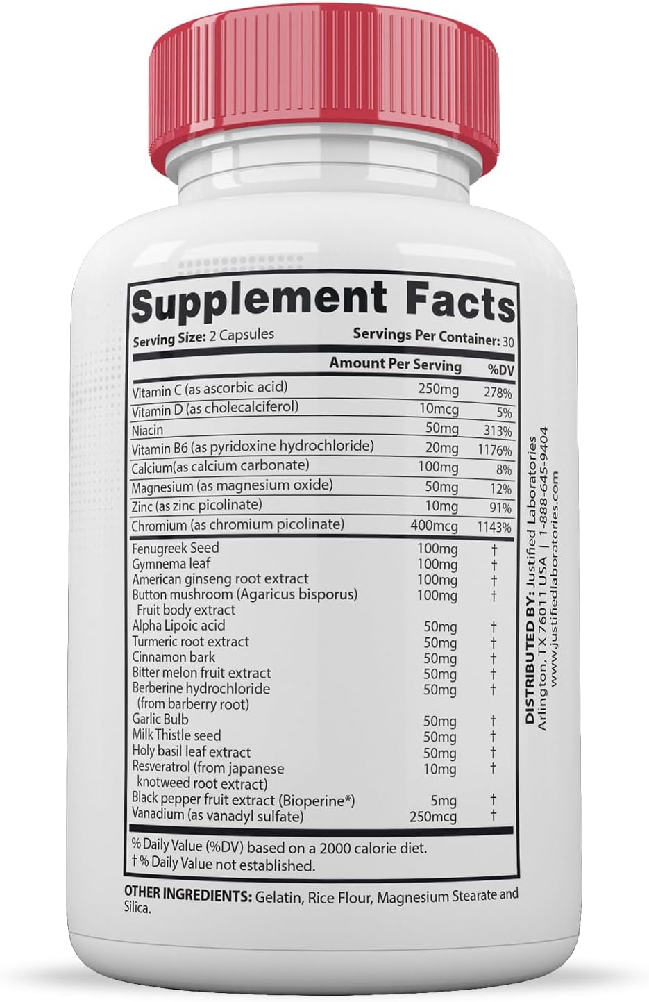 Gluco Renu Extreme - Glucose Support Capsules with Turmeric, Berberine & Resveratrol (60 Capsules) - görsel 5