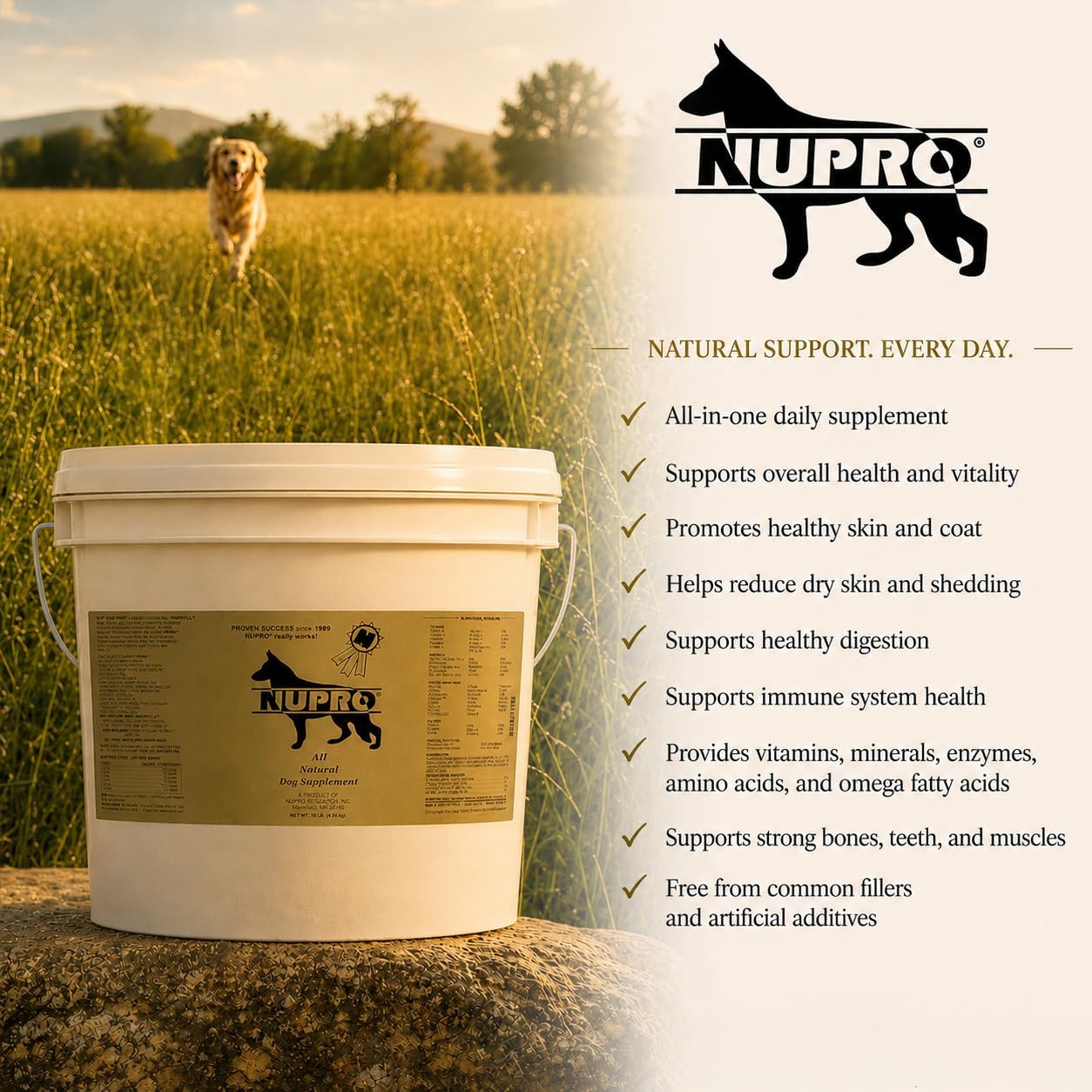 NUPRO Natural Dog Supplement, 9 kg - görsel 4