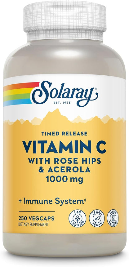 Solaray C Two-Stage Timed Release 1000 mg, 250 Tablets