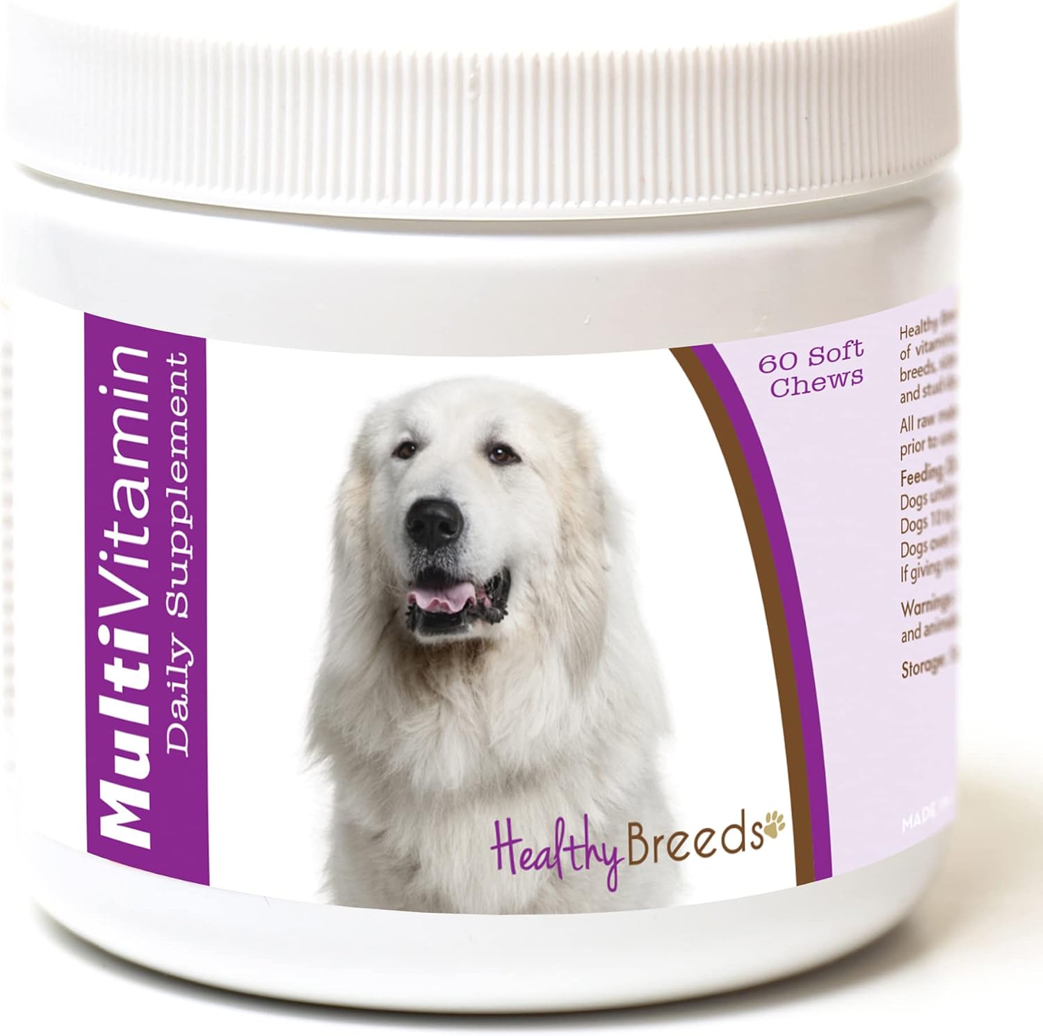 Healthy Breeds Great Pyrenees Multivitamin Soft Chews (60 Count) - görsel 1