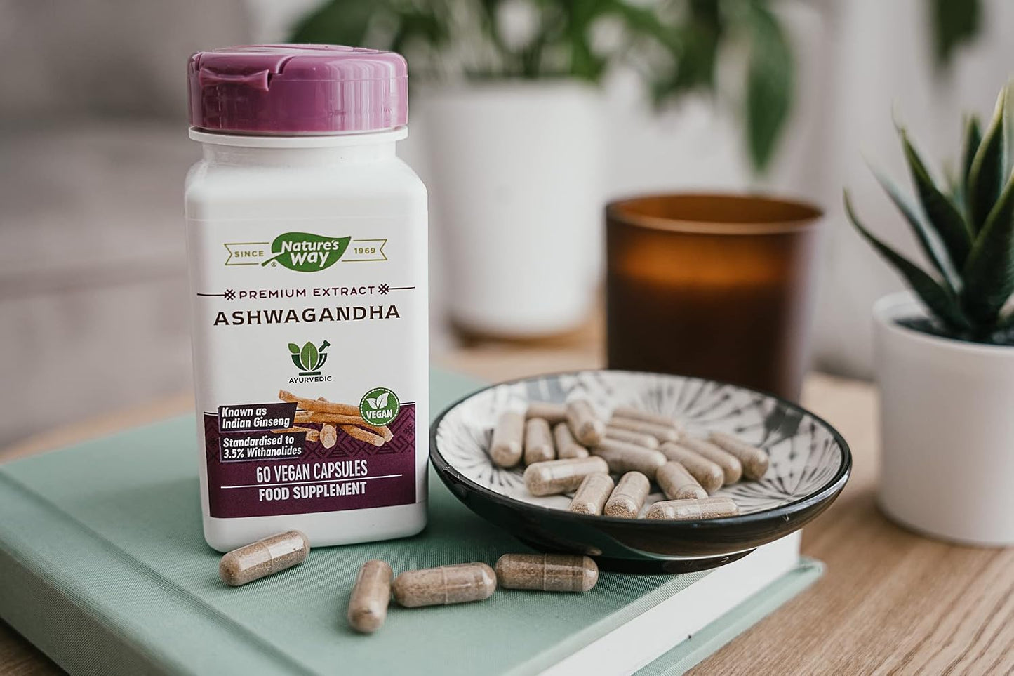 Nature's Way Ashwagandha, 60 Vegetable Capsules - görsel 7