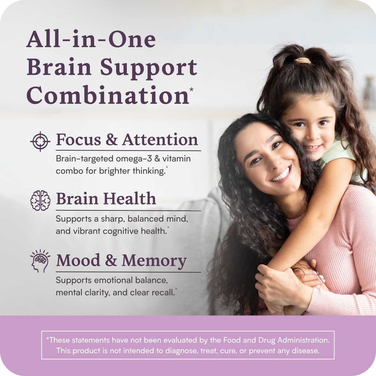 Accentrate Brain Supplement for Natural Focus & Attention – Active B Vitamin & Omega-3 Combination - görsel 2