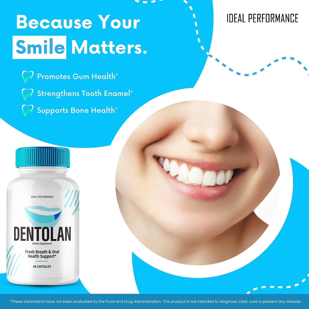 Dentolan Capsules for Fresh Breath and Oral Health - Maximum Strength All-Natural Food Supplement (60 Capsules) - görsel 5