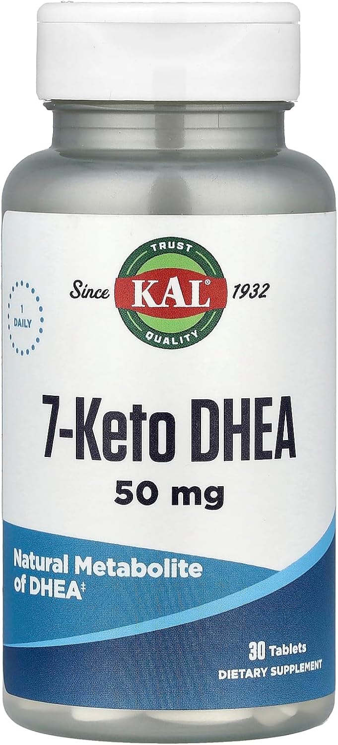 KAL 7-Keto DHEA 50 mg, 30 Tablets - görsel 1