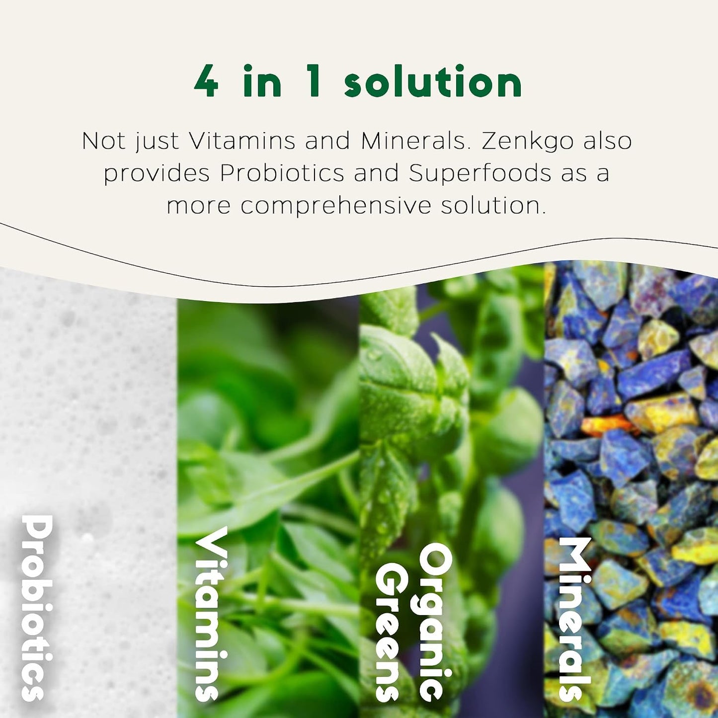 Zenkgo Women's Vitamins + Probiotics 25B CFU with Organic Whole Foods - görsel 4