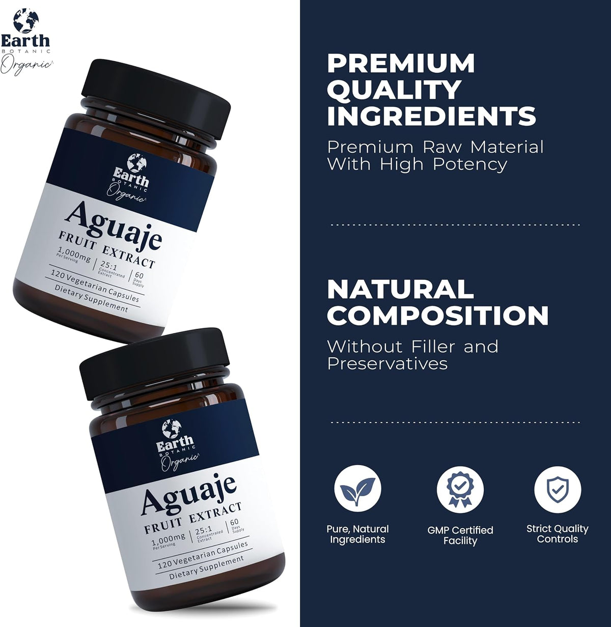 Aguaje Fruit Extract Capsules 120 Capsules – Buriti 1000mg Per Serving – Non-GMO – Wild Harvested in Peru – 60 Days Supply - görsel 5