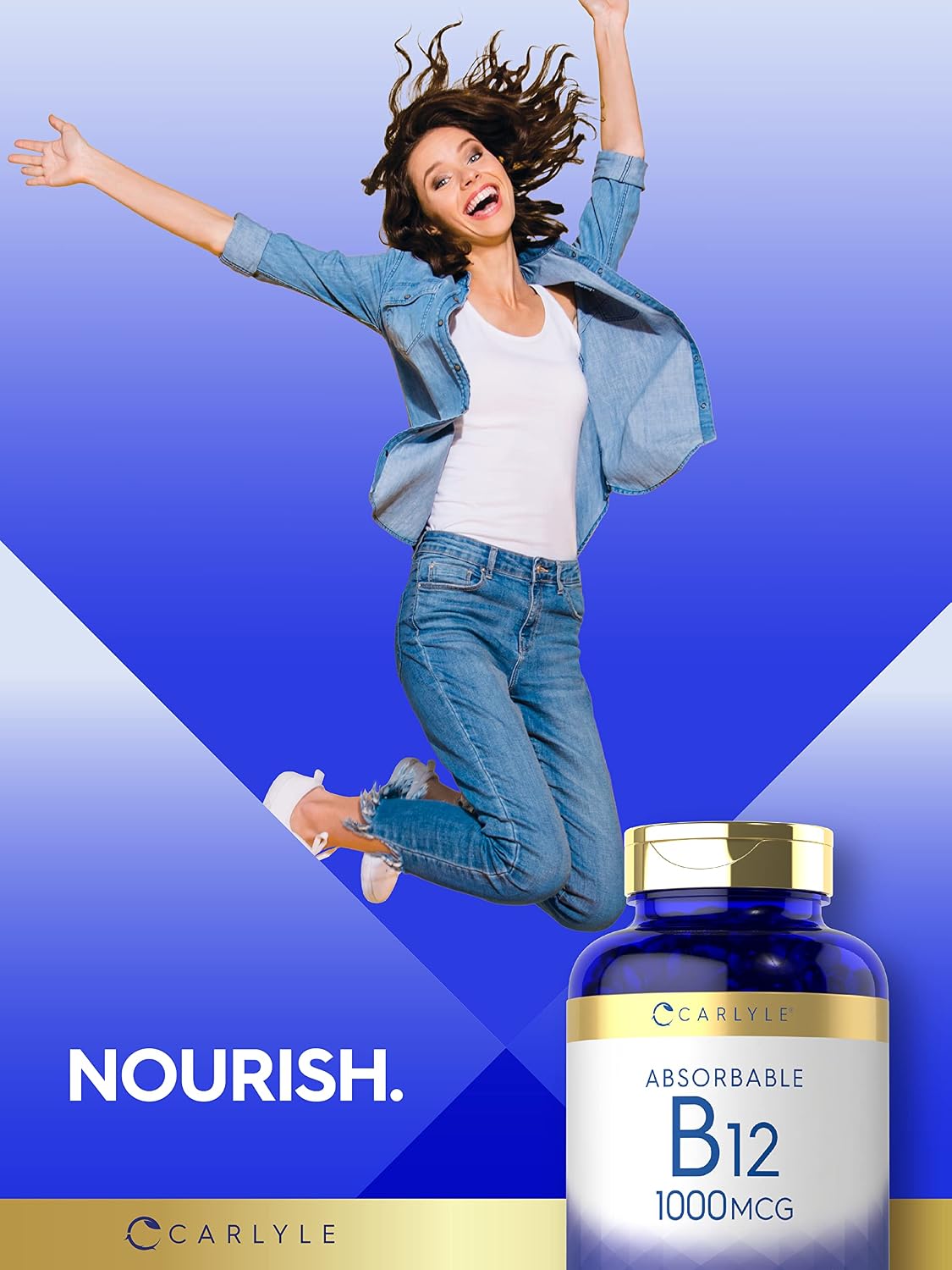 Carlyle Vitamin B12 1000mcg Absorbable Softgels - 400 Count - görsel 6