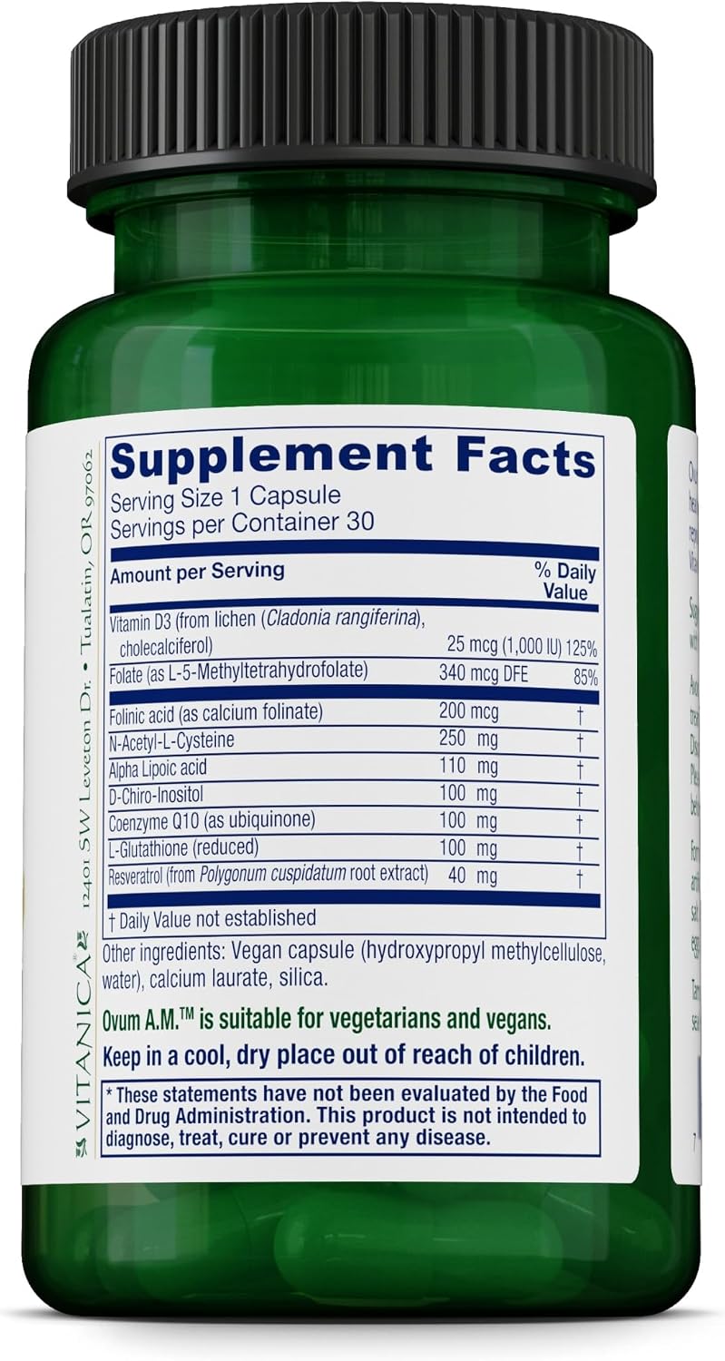 Vitanica Ovum A.M., Vegan, 30 Capsules - görsel 2