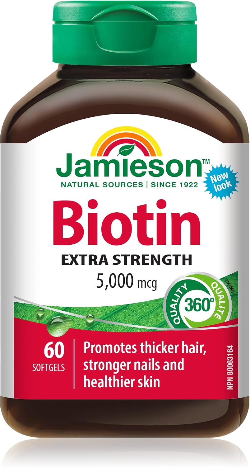 Jamieson Biotin 5,000 mcg 60 Capsules - görsel 1