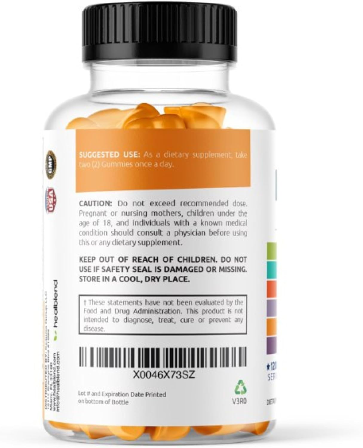 healblend Power-Packed Multivitamin Bear Gummies for Adults - görsel 8