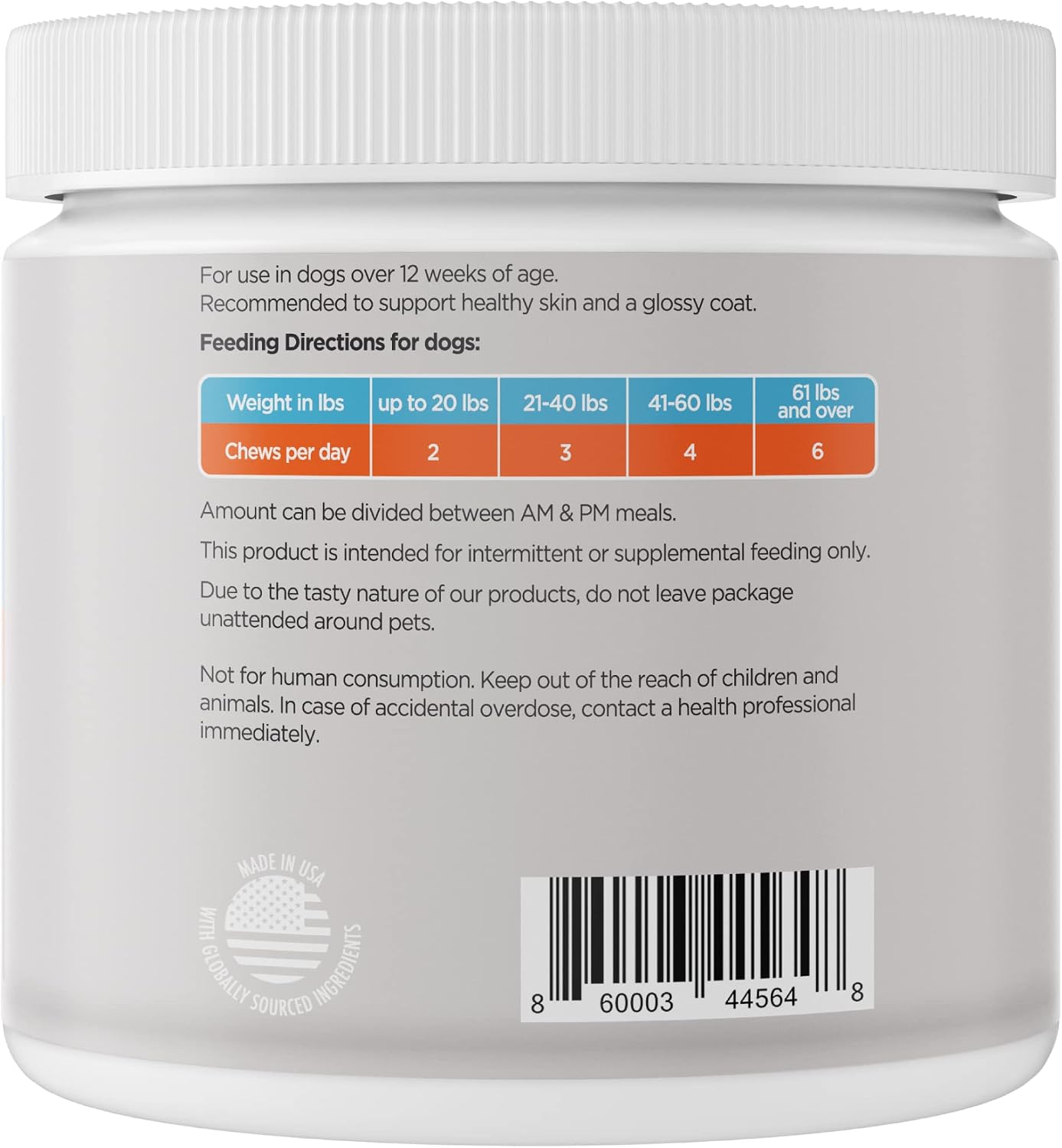 PawMedica Omega-3 for Dogs - Skin and Coat Supplement with Fish Oil - Omega-3 6 9 Chews for Allergies - görsel 6