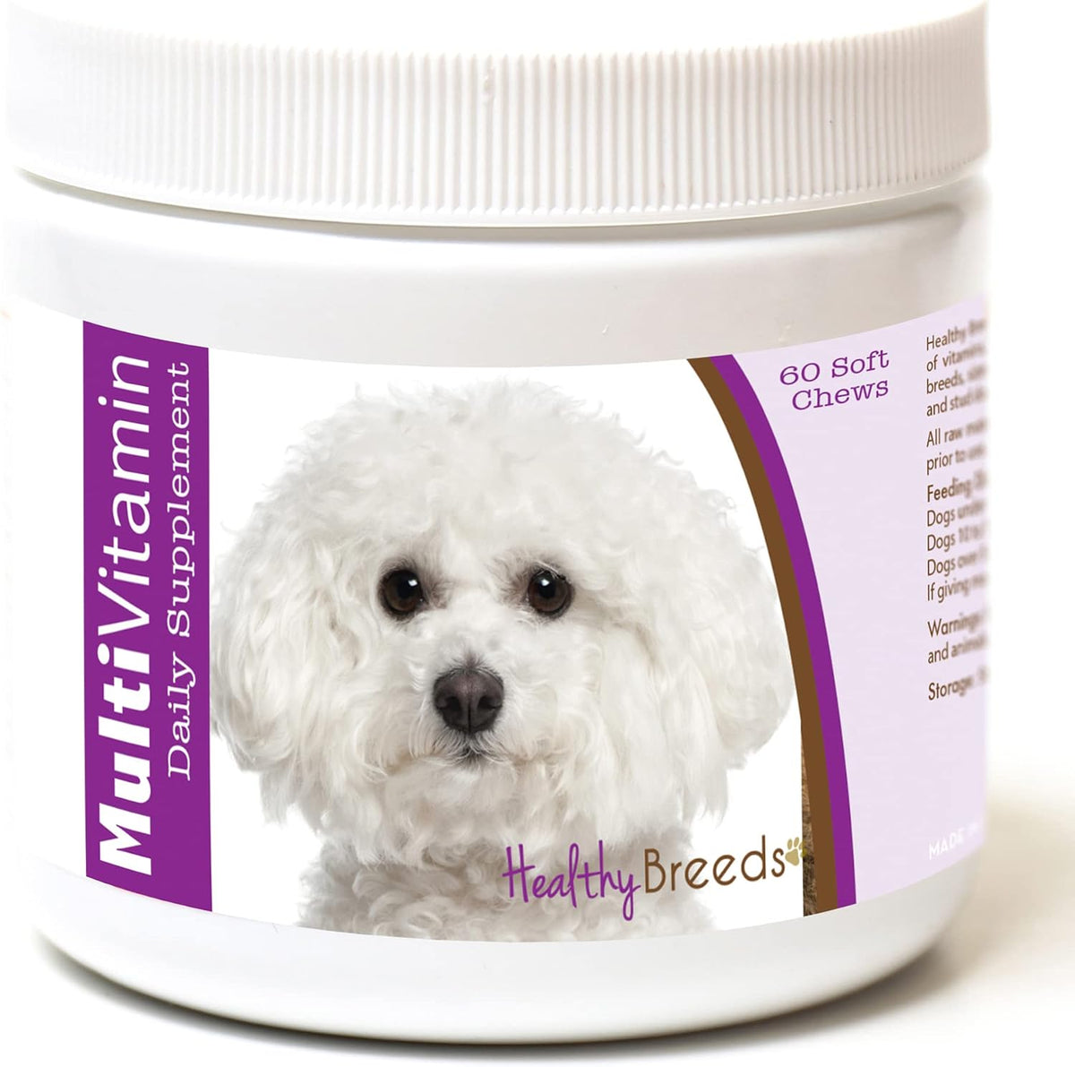 Healthy Breeds Bichon Frise Multivitamin Soft Chews 60 Count - görsel 1
