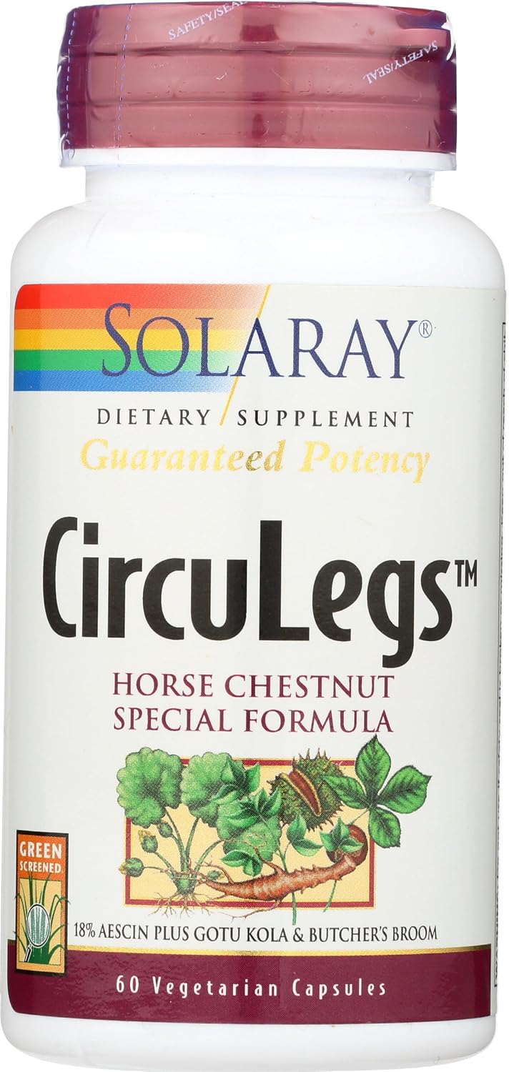 Solaray CirculLegs – Herbal Supplement with Horse Chestnut Extract & Vitamin C - görsel 4