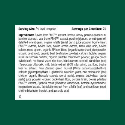 Standard Process Canine Hepatic Support – Dog Supplement for Liver Health – Powder – 30 g