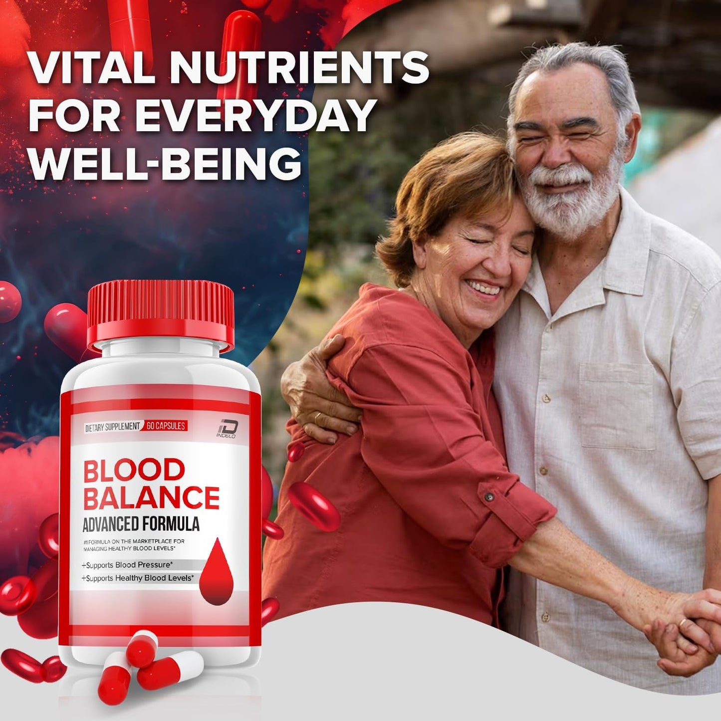 Blood Balance Capsules – Advanced Supplement for Normal Levels – All-Natural Formula – 2 Pack (120 Capsules per Bottle) - görsel 5