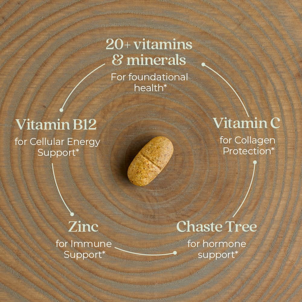New Chapter Every Woman's One Daily 40+ Fermented Multivitamin for Women – Non-GM, Gluten-free, Vegetarian – 48 Tablets - görsel 3