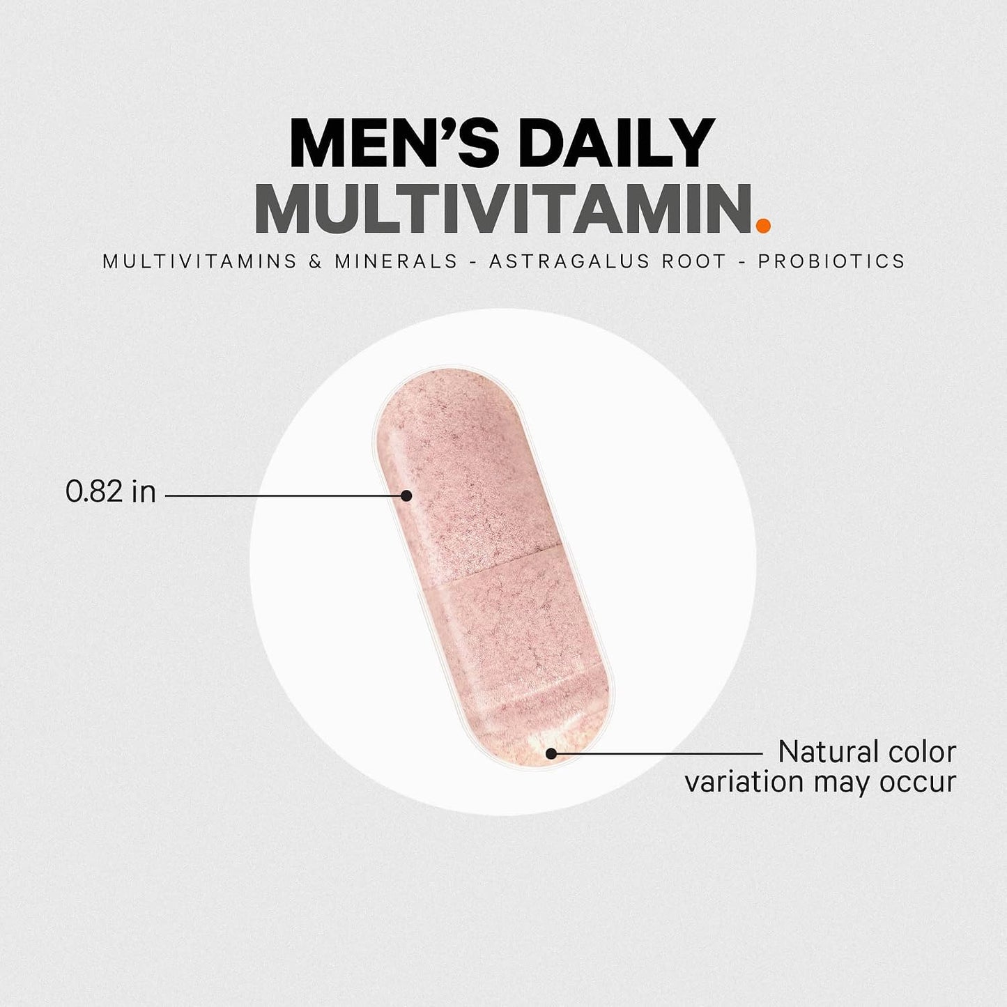 Codeage Men's Multivitamin - Daily Vitamins with Probiotics, 30 Capsules - görsel 8
