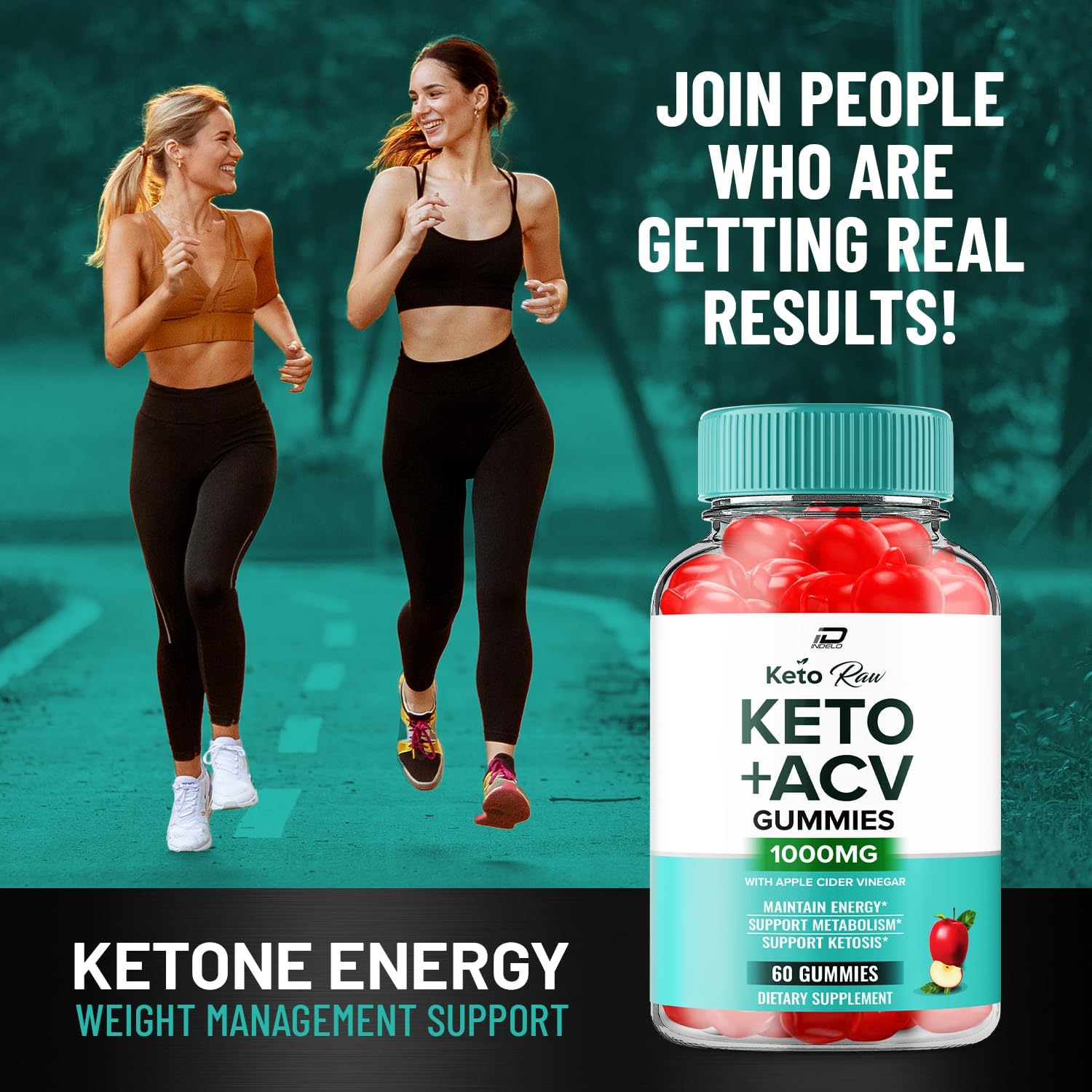 Keto Raw ACV Gummies Supplement – Apple Cider Vinegar 1000mg + Vitamin B12 (2 Pack, 120 Gummies) - görsel 4