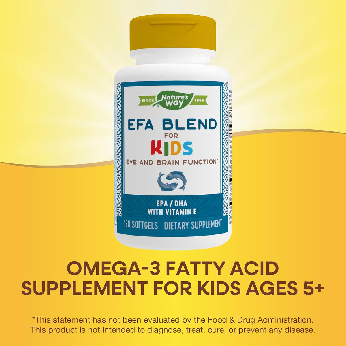 Nature's Way EFA Blend for Kids with Vitamin E - 120 Softgels - görsel 2