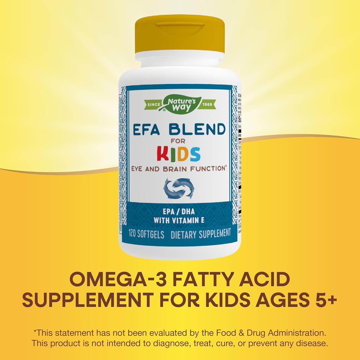 Nature's Way EFA Blend for Kids with Vitamin E - 120 Softgels - görsel 2