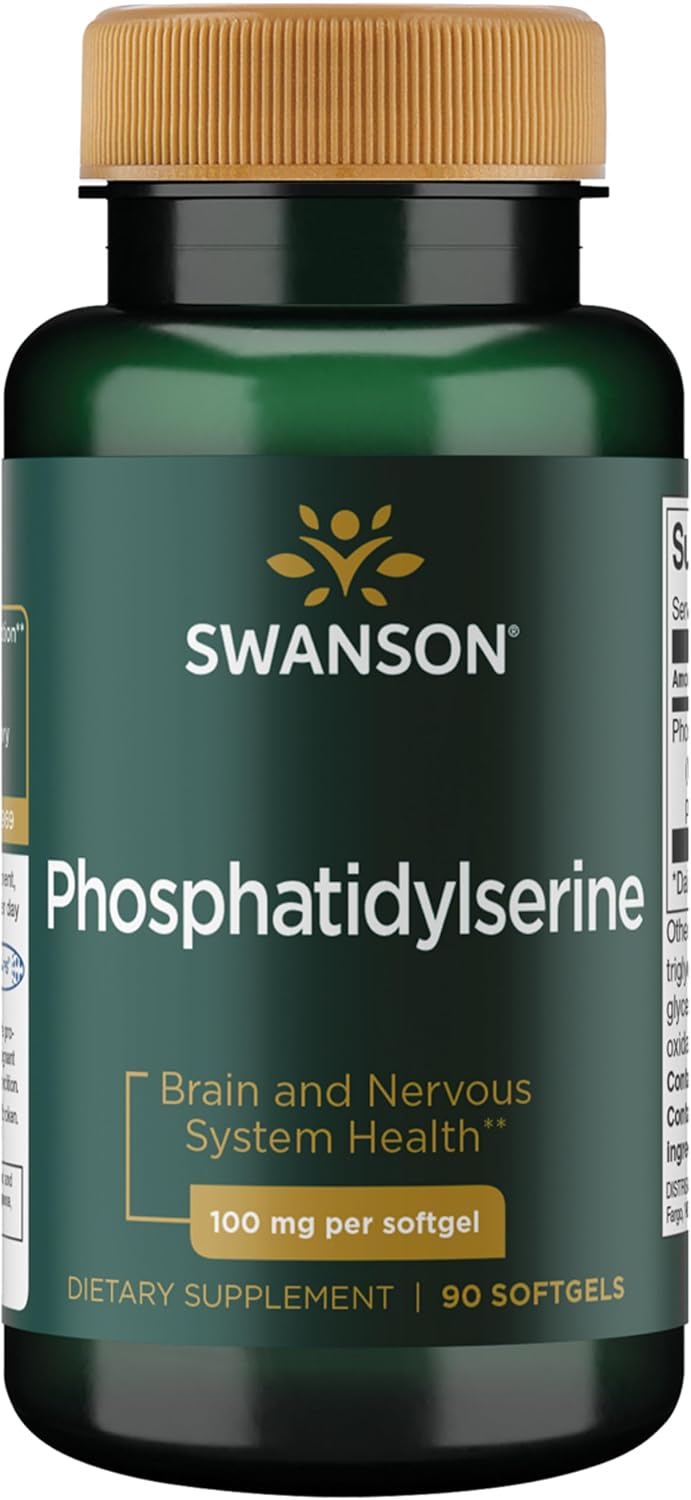 Swanson Phosphatidylserine 100 mg, 90 Softgels - görsel 1
