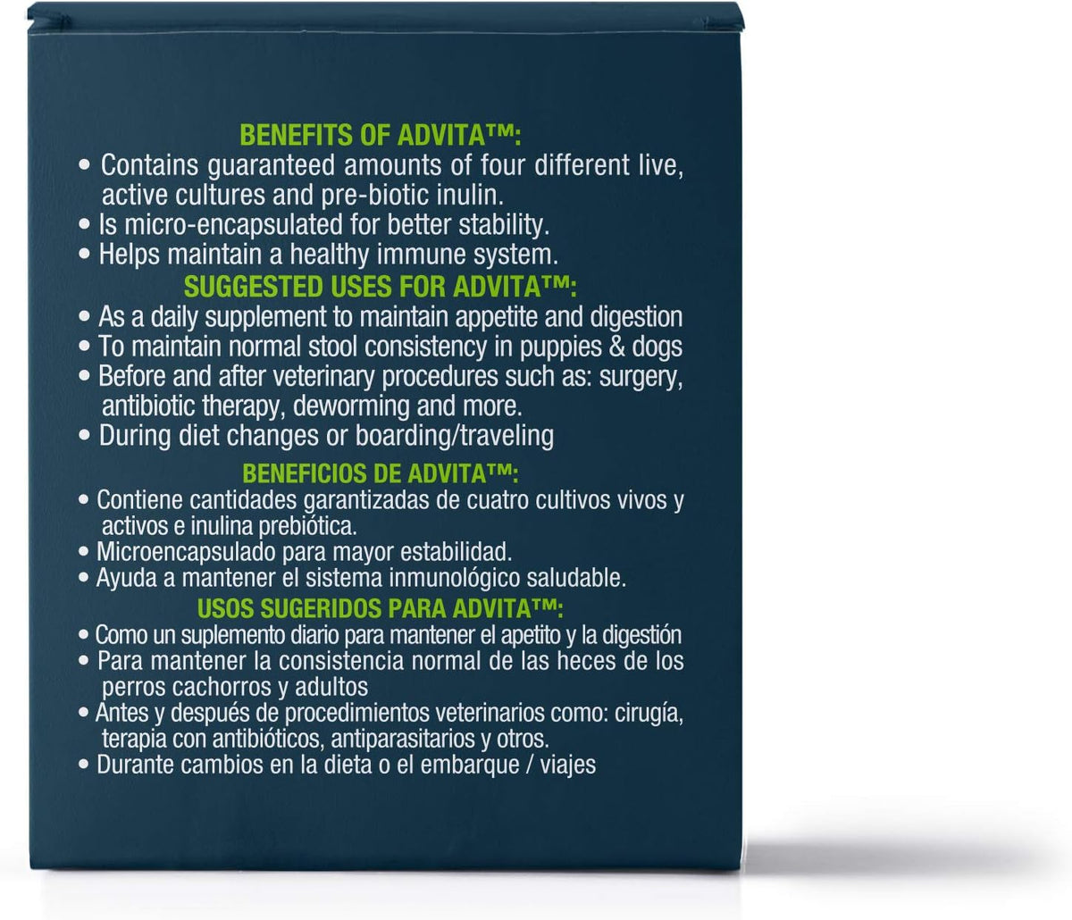 VetOne Advita Probiotic Supplement for Dogs – 30 x 1 g Packets - görsel 2