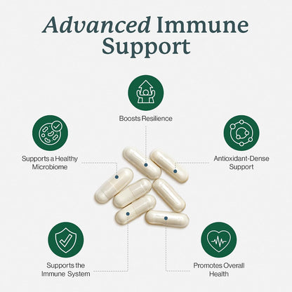Dr. Fuhrman All-Natural Immune Support Supplement – Organic Mushrooms & Berries, 120 Capsules