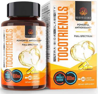 Kroppssund Tocotrienols 800mg Food Supplement – 60 Liquid Capsules