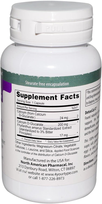 D'Adamo Personalised Nutrition Detoxical-D, 90 Capsules
