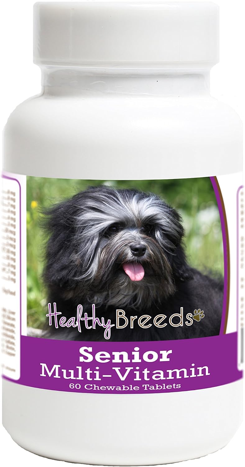 Healthy Breeds Lowchen Senior Dog Multivitamin Tablets, 60 Tablets - görsel 1