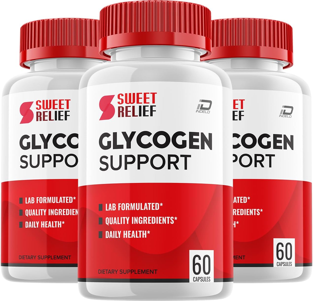 Sweet Relief Glycogen Support Capsules - 180 Capsules (3 Pack) - görsel 1