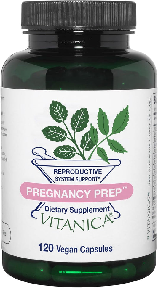 Vitanica Pregnancy Prep - Reproductive System Support, Vegan (120 Capsules)
