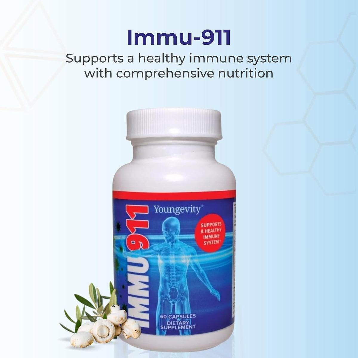 Youngevity Immu-911 Advanced Immune Support - 60 Capsules - görsel 2