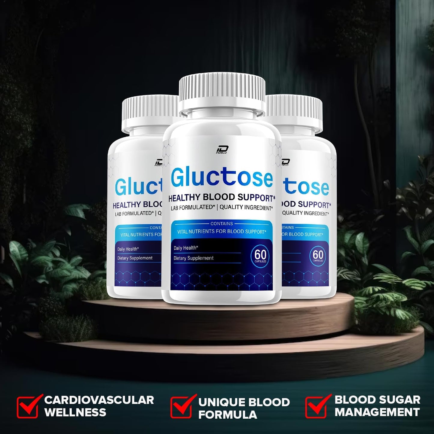 Gluctose Capsules – Advanced Supplement, All-Natural Formula (2 Pack, 120 Capsules) - görsel 4