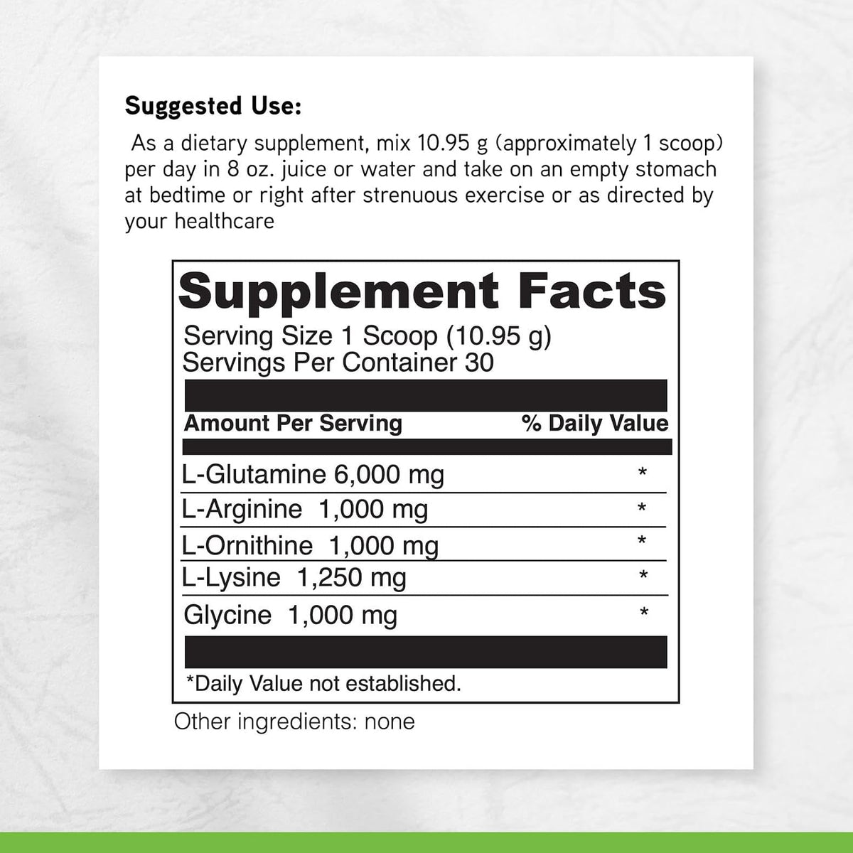DAVINCI Labs Maxi-HGH - Amino Acid Supplement, 328.5 g Powder - görsel 6