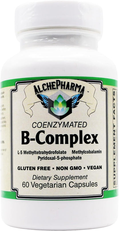 AlchePharma Coenzymated B-Complex High Potency One Daily (30 Capsules)