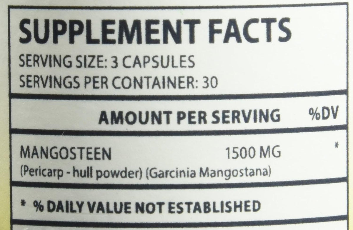 Pure Mangosteen Capsules, 90 Count - görsel 4
