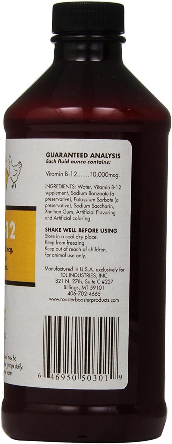Rooster Booster B-12 Liquid for Poultry - 2 Pack (473 ml Each) - görsel 2