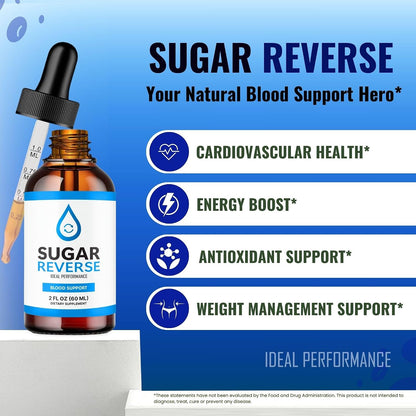 Sugar Reverse Drops – Advanced Formula Liquid Vitamin and Mineral Supplement (Pack of 2)