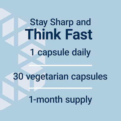 Life Extension Quick Brain Nootropic, Fast Thinking, Learning and Concentration, 30 Capsules