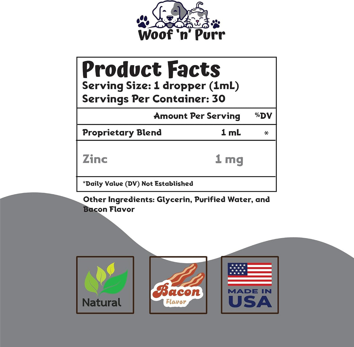 Zinc for Dogs - Dog Zinc Supplement - Bacon Flavour - görsel 2