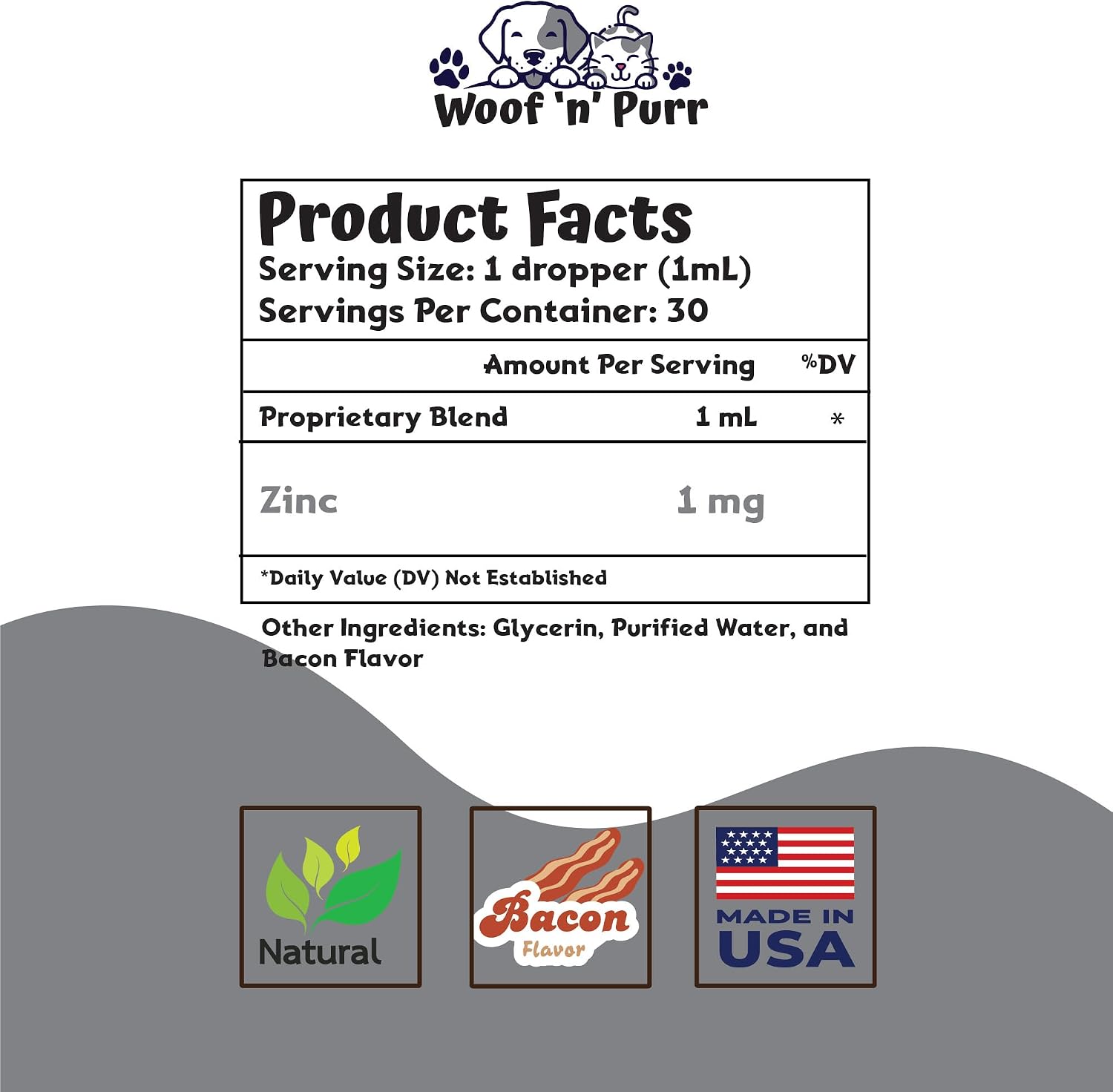 Zinc for Dogs - Dog Zinc Supplement - Bacon Flavour - görsel 2