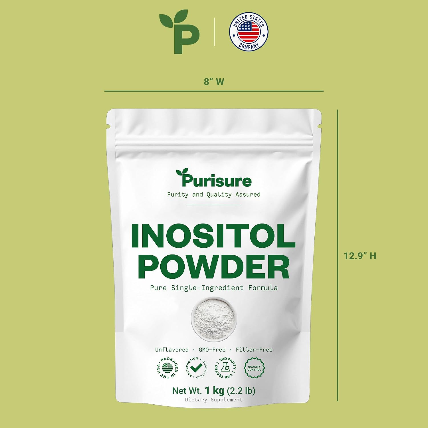 Pure Inositol Powder, 1 kg - Hormonal Balance and Ovarian Health - görsel 7