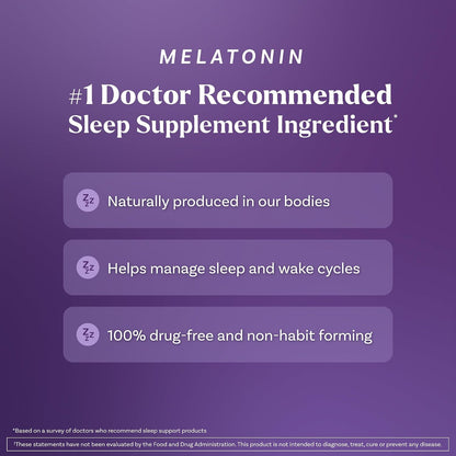 Natrol Melatonin Gummies – 10 mg, 60 Strawberry-Flavoured Gummies for Adult Sleep Support
