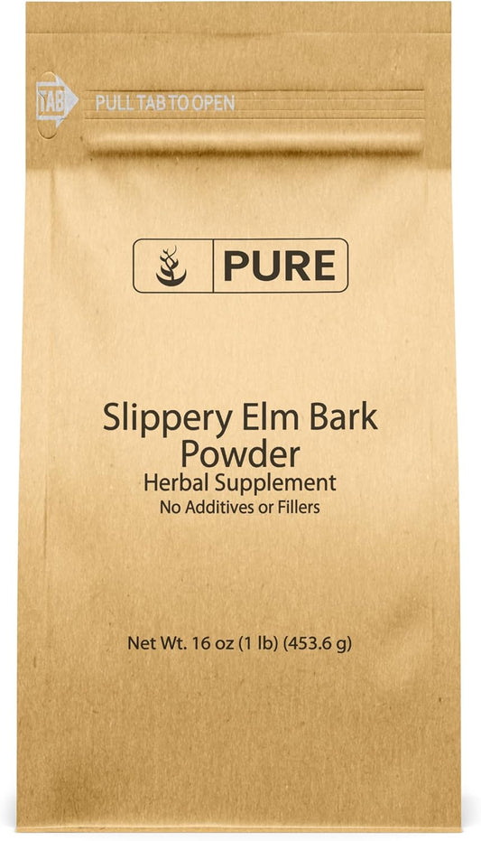 Pure Original Ingredients Slippery Elm Bark Powder (454g)