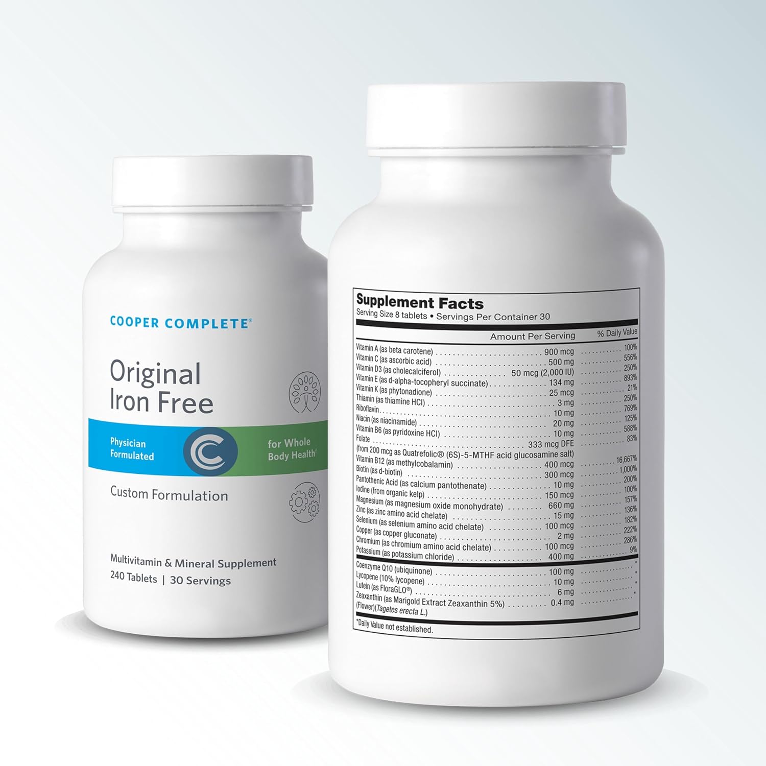 Cooper Complete Original Iron-Free Multivitamin + Omega-3, 30 Day Supply - görsel 3
