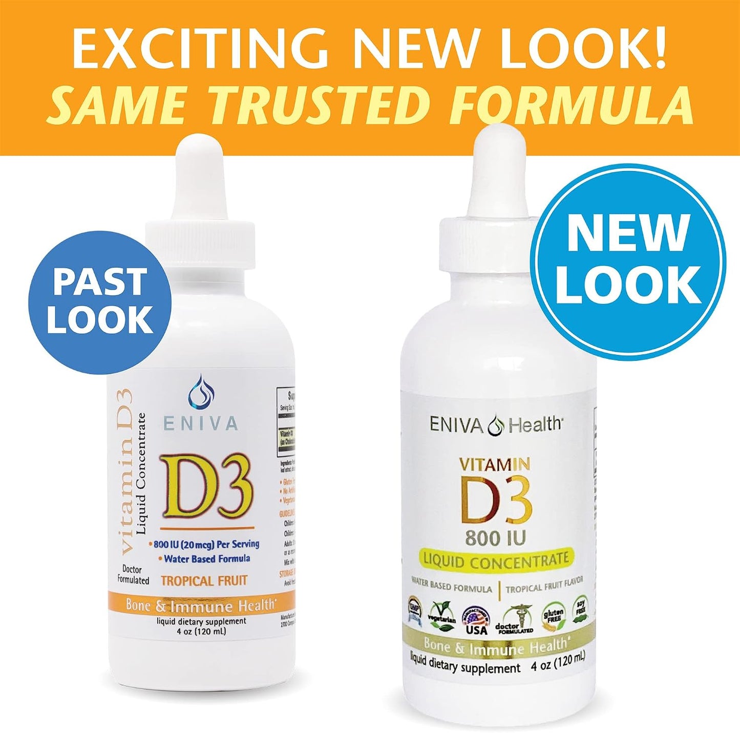Eniva Health Liquid Vitamin D (D3) - Doctor Formulated for Rapid Absorption (120 ml) - görsel 3