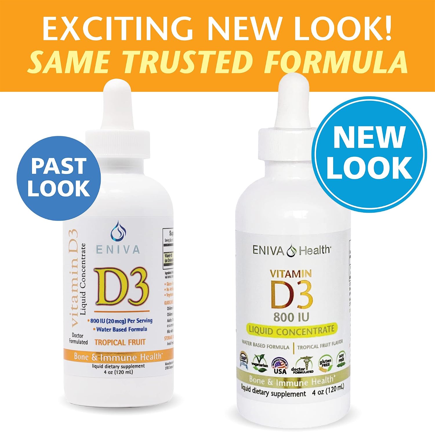 Eniva Health Liquid Vitamin D (D3) - Doctor Formulated for Rapid Absorption (120 ml) - görsel 3