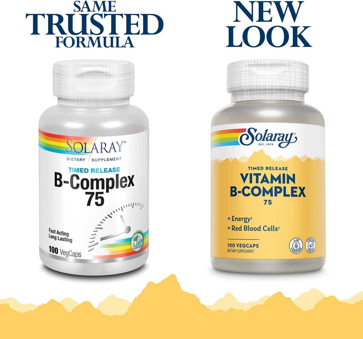 Solaray Vitamin B-Complex 75mg Timed-Release 100 Capsules - görsel 8